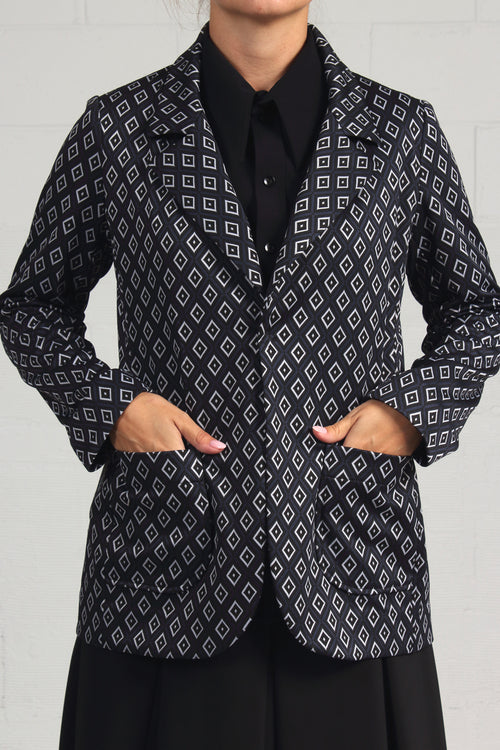 Diamond Jacquard Ray Jacket