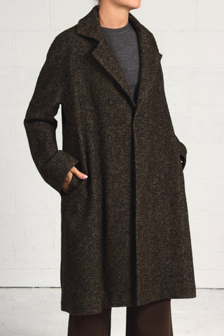 Linen Singe Coat - by Owen