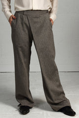 Linen Wool Gumshoe Pant - 30% off