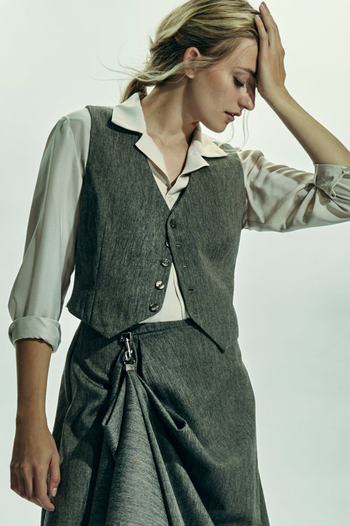 Linen Wool Rajiv Vest - SOLD OUT