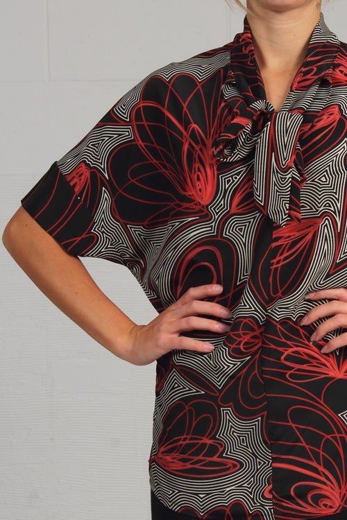 Bold Print Tea Top - SOLD OUT