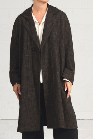 Linen Singe Coat - by Owen