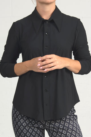 Voile Austin Top - black