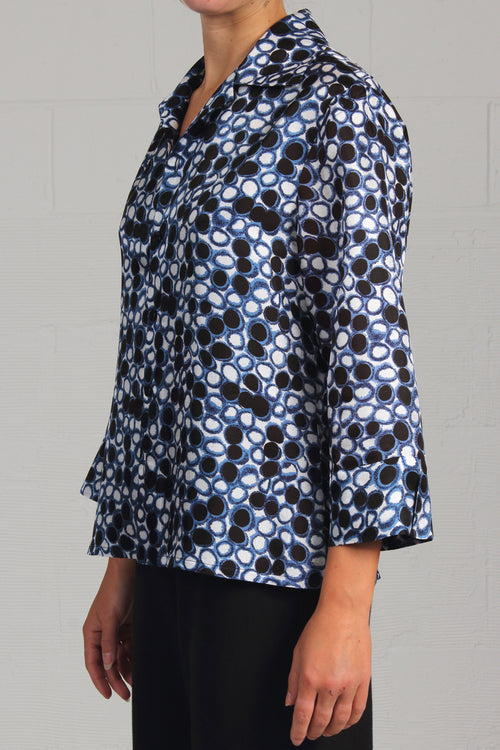 Vintage Print Metropolis Shirt - navy - SOLD OUT