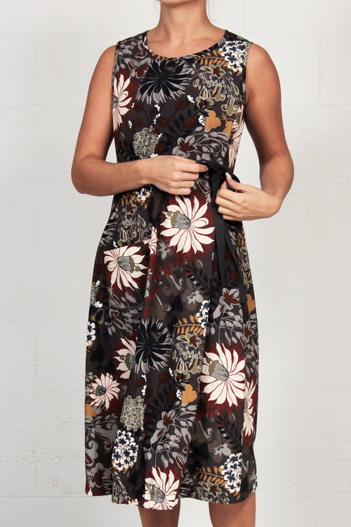 Spring 2023 Floral Cotton Print Long Dundas Dress - xsm