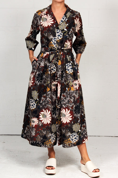 Spring 2023 Floral Cotton Print Reception Dress - xlg