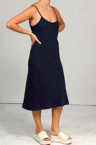 Spring 2023 Solid Cotton Annie Dress - Moss - sml, lrg